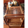 Service Kosso Solid Wood Trolley with Chinese Tea